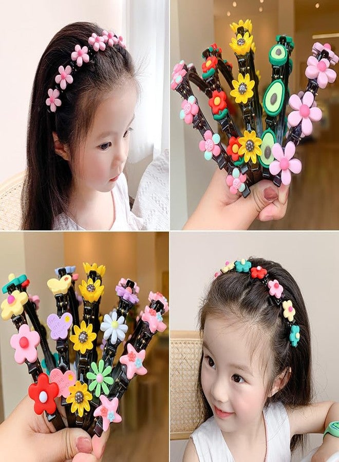 SIMAR ART 2 pcs Floral Hairbands for Girls - Soft & Colorful Cute Headbands with Daisy Flower Design - Comfortable Hair Accessories for Kids, Toddlers & Little Girls (random) - Image 5