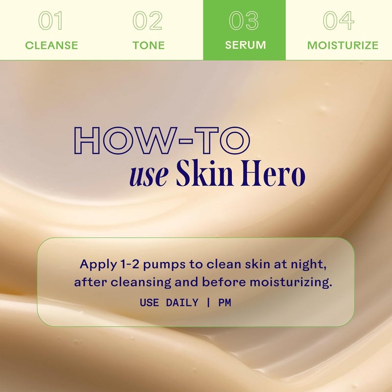 Three Ships SkinHero Bio Retinol Serum with Calendula 2 Bakuchiol Reduces Appearance of Fine Lines and Breakouts Supports Skin Firmness 1 floz - Image 5