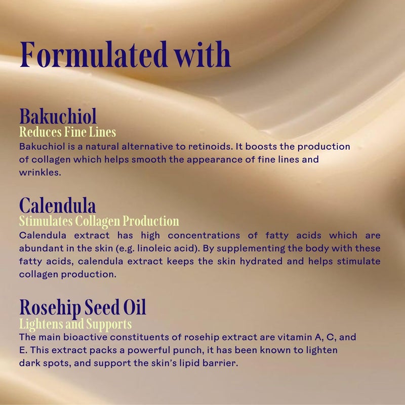 Three Ships SkinHero Bio Retinol Serum with Calendula 2 Bakuchiol Reduces Appearance of Fine Lines and Breakouts Supports Skin Firmness 1 floz - Image 4