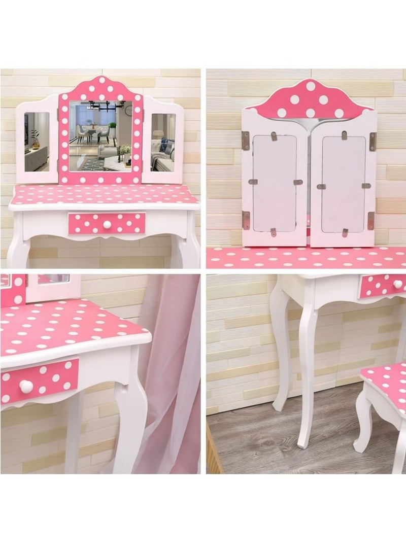 Cool Baby COOLBABY Children's Dressing Tables and Chairs Children's Playroom Furniture  - Image 4