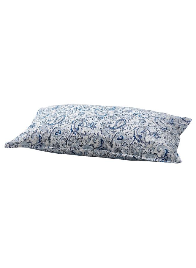 Zaboon Pillowcase, blue/white, 50x80 cm - Image 1