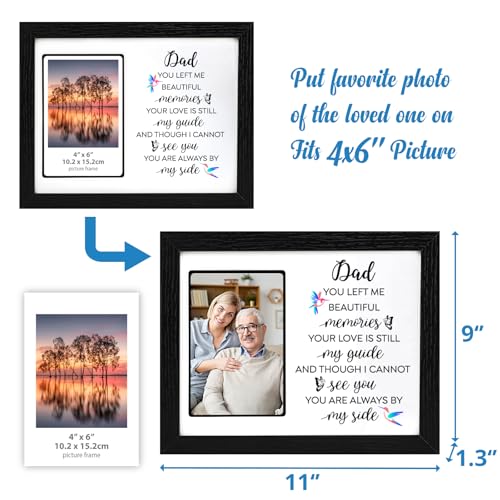 Fabuday Sympathy LED Shadow Box 4x6 Picture Frame - Memorial Gifts for Loss of Dad, Grandfather; Bereavement Gifts in Memory of Loved One - Image 4