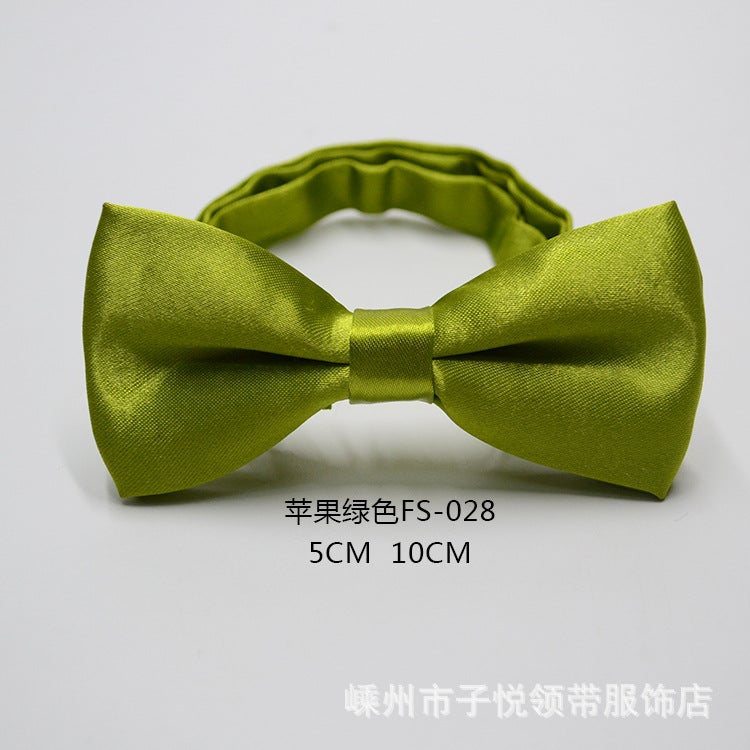 Candy Color Baby Performance Bowtie Apple Green