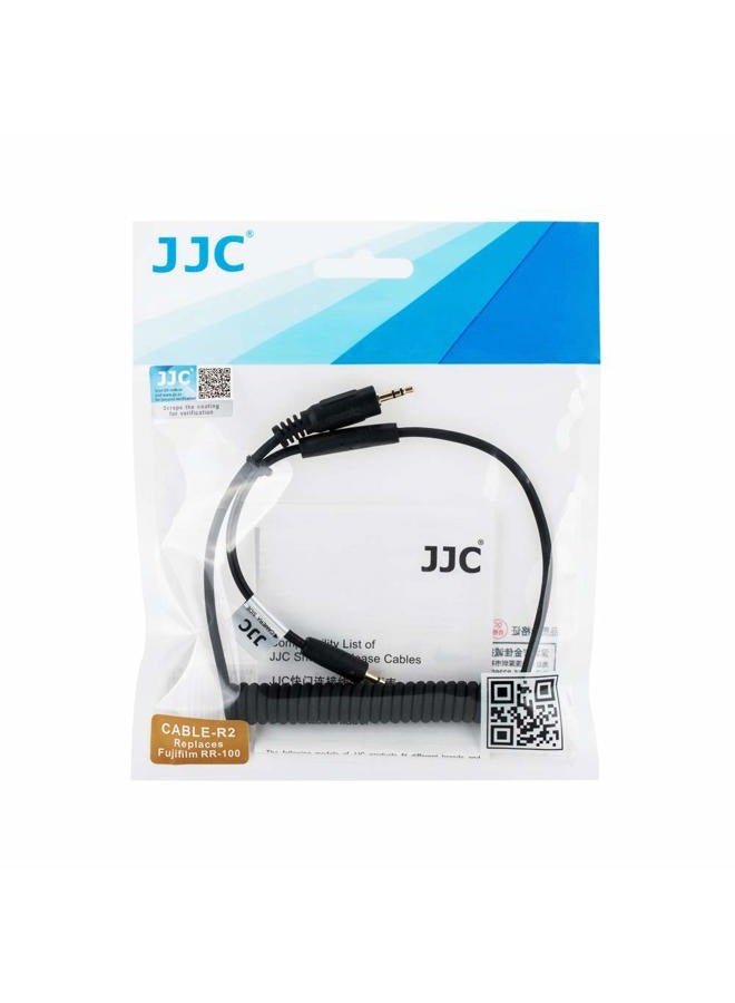 JJC 2.5mm Remote Shutter Release Cable Cord for Fuji Fujifilm X-T5 X-T4 X-T3 X-T2 X-T30 II X-T30 X-T20 X-Pro2 X-E3 X-A5 X-A10 X-H1 X100VI X100V X100F GFX 50S & More Compatible with RR-100 Remote - Image 4