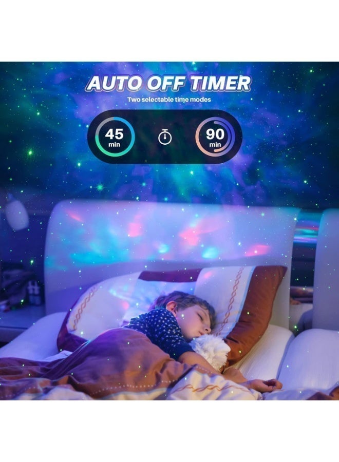 بروجيكتور رائد الفضاء لإضاءة المجرة والنجوم – مصباح ليلي LED مع ريموت كنترول، دوران 360°، تأثير السديم متعدد الألوان – ديكور غرف النوم وهدايا للأطفال والكبار - Image 3