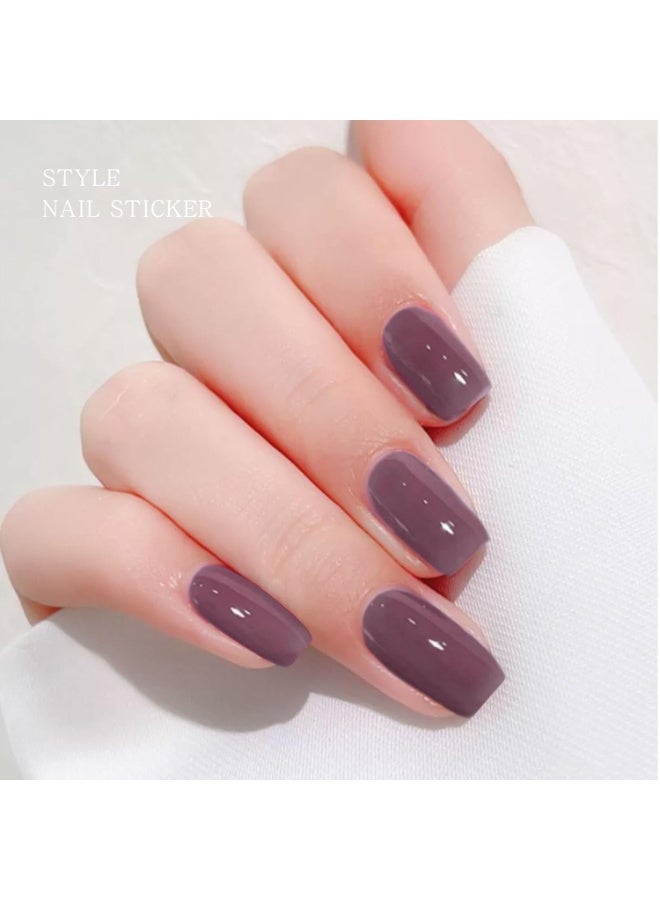 Nail Art Accessories, Purple Gel Nail Adhesive, UV Cures for a Perfect Finish - Image 4