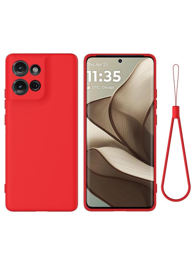 S-TOP Case For Motorola Moto G 2025 Pure Color Liquid Silicone Shockproof Phone Case - Image 1