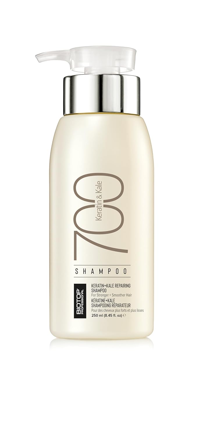 Biotop Professional 700 Keratin Kale Shampoo 250Ml Calming ChamomileParaben SLS Sulfate freeFor Damaged Coarse or Chemically Treated Hair - Image 1