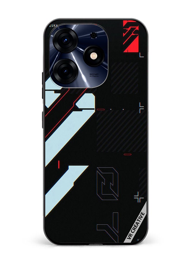 VR CREATIVE Protective Case Cover For Tecno Spark 10 Pro Hoang Logo Design  Multicolour - Image 1