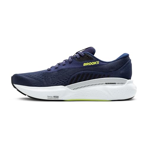 Brooks Men’s Adrenaline GTS 24 Supportive Running Shoe - Peacoat/Black/Sharp Green - 12.5 Medium - Image 5