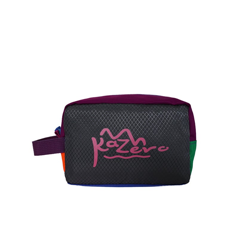 Dopamine Color-Block Cosmetic Bag, Portable Storage Bag for Women, Travel Toiletry Bag, Fashion Handbag - Image 5