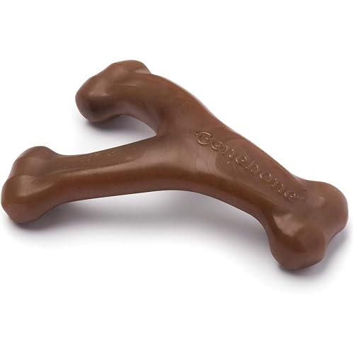 Benebone Wishbone Durable Dog Chew Toy for Aggressive Chewers Real Peanut Made in USA Small for Any breed - Image 1