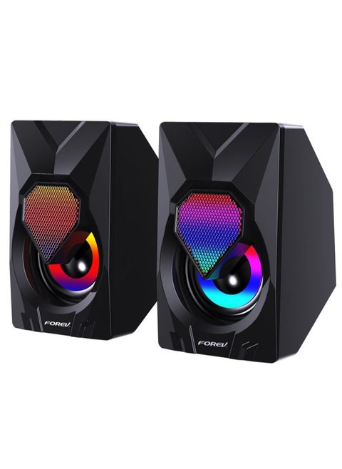 مصغرة RGB PC المتكلم، السلكية سطح المكتب USB السلطة المتكلم للهاتف / الكمبيوتر اللوحي / الكمبيوتر / الكمبيوتر المحمول
