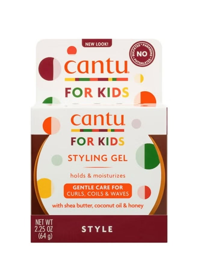 كانتو جل تصفيف الشعر للأطفال للشعر المجعد والمموج، جل لطيف للأطفال، 64 جم - Image 1