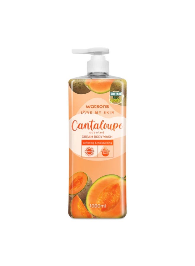 Cantaloupe Scented Cream Body Wash 1000ml
