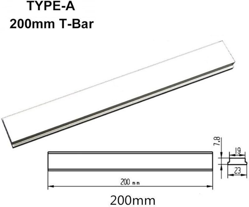 200mm Aluminum Alloy T Track Slider Kit 2 Pack For Table Saw Miter Saw Woodworking - Image 3