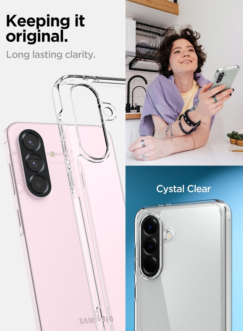 Spigen غطاء حماية فائق الهجين لهاتف سامسونج جالاكسي A56 5G (2025) - شفاف كريستالي - Image 3