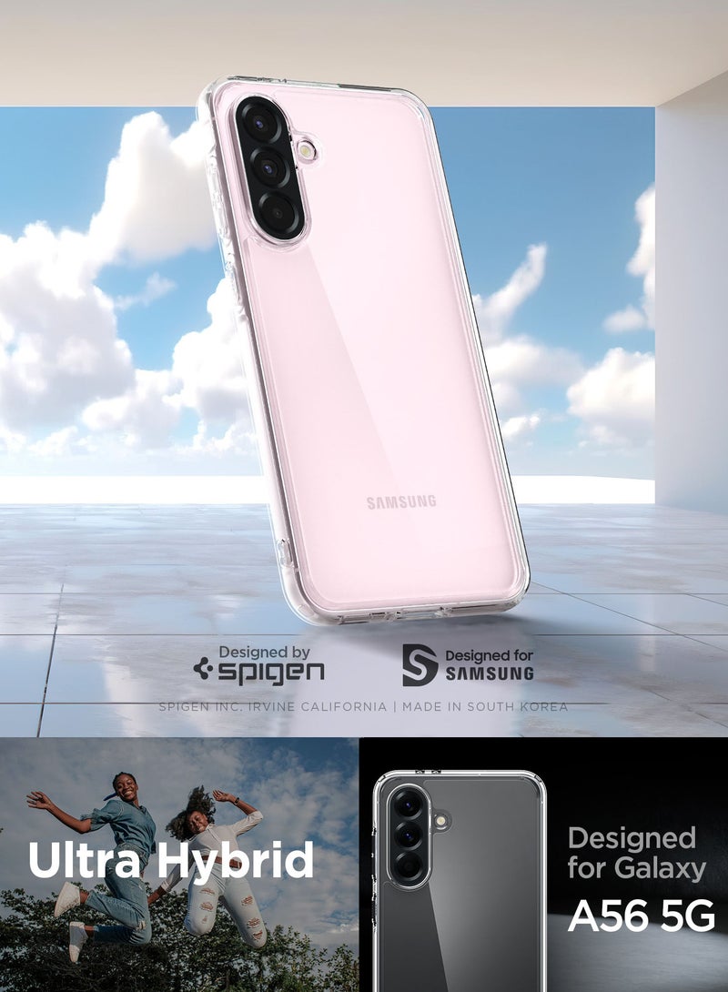 Spigen غطاء حماية فائق الهجين لهاتف سامسونج جالاكسي A56 5G (2025) - شفاف كريستالي - Image 2