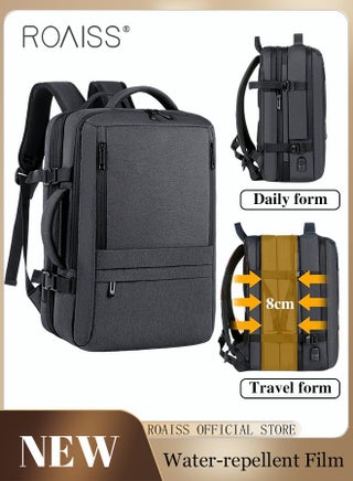Scalable Large Capacity Laptop Backpack Business Backpack College Waterproof Travel Backpack Suitable for 17 Inch Laptops for Men and Women with USB Charger Black - pzsku/Z7427F154B00E33769845Z/45/_/1702951555/de739f7c-544a-4b89-8f2f-1708ff99b668