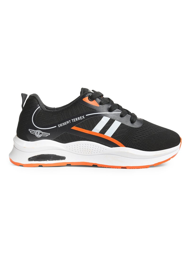 Desert Men's Sportive Knit Sneakers – Stylish Printed Design - Image 1