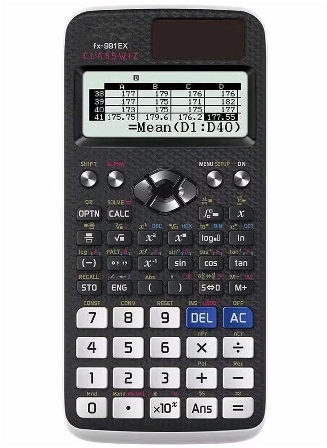 Generic FX-991EX-W-DT Scientific Calculator Black  - Image 1