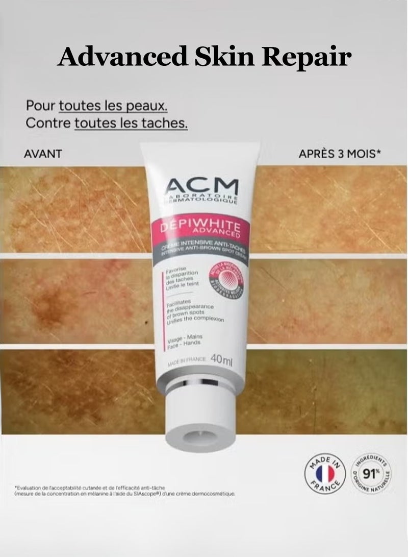 ACM Serum Cream -Favorise Ia disparition des taches Unifie Ie teint Facilitates the disappearance of brown spots Unifies the complexion Dark Spot & Acne Mark Fade,Skin Whitening & Radiance Enhancer - Image 4