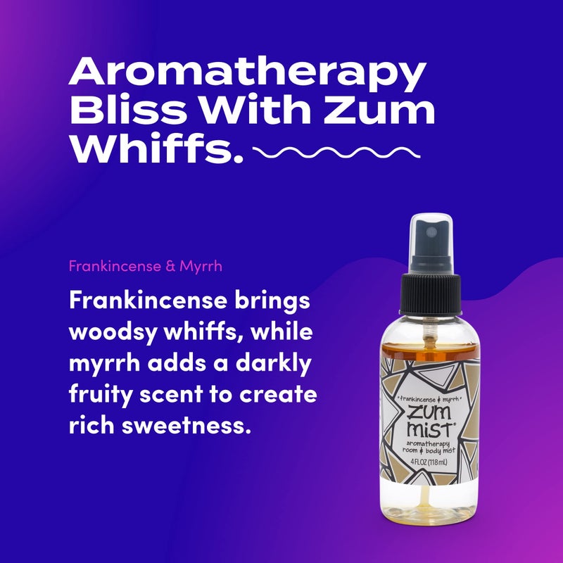 Indigo Wild Zum Mist Room and Body Spray - Frankincense and Myrrh - 4 fl oz (2 Pack) - Image 3