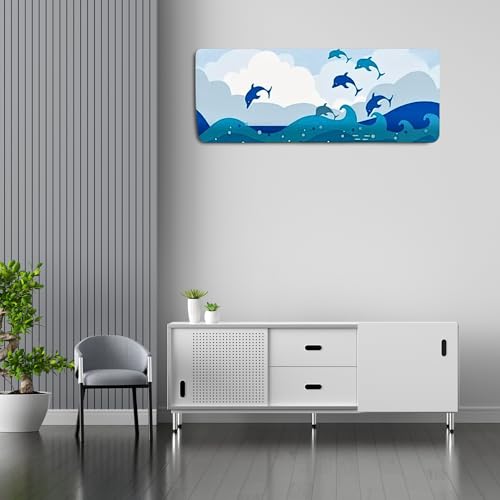 Da Anushi Polyester Printed Split Ac Cover Indoor Unit For 1.5 Ton Capacity AC, Inner Unit Ac Cover, All Weather Cover/Attractive Digital Prints/Dustproof/Water Resistant Split Ac Cover (Dolphin) - Image 5