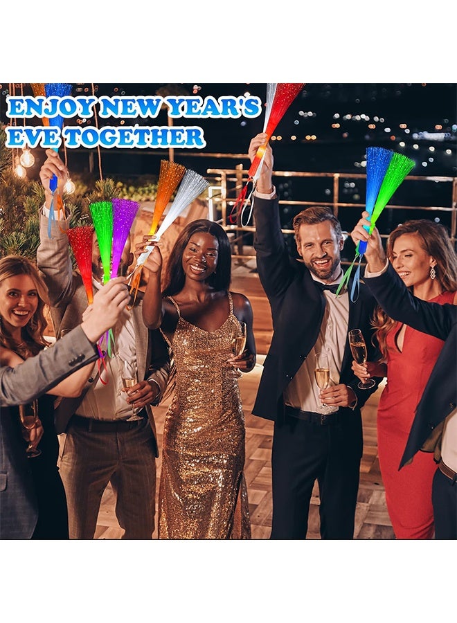 6-Pack Glowing Stick Toys, Party Gifts for Children, Fiber Optic Wand Fireworks Sticks Suitable for Toddlers, Neon Accessory Decorations, Ideal for Festivals, Carnivals, Weddings, Birthdays, and Camping (Colors Random) - Image 4