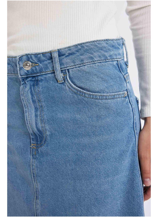 DeFacto Woman Denim Fashion Fit Skirt  - Image 3