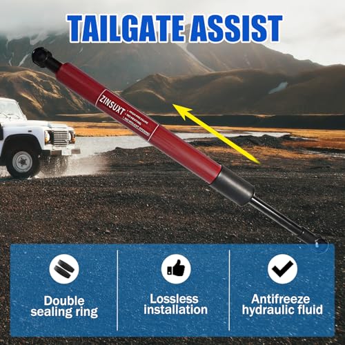 ZINSUXT Tailgate Assist for Ford F150 2015-2023, Pickup Truck Tailgate Lift Assist Tailgate Damper Fits Ford F-150 2015 2016 2017 2018 2019 2020 2021 2022 2023 (red) - Image 3
