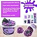 LAWOHO Clear Slime for Kids Purple Grape Slime Kit for Girls Boys Age 812 Crunchy Slime with Jelly Cubes Non Stick Slimes with 8 Packs Cute Add Ins Kids Party Favors Birthday - Image 4