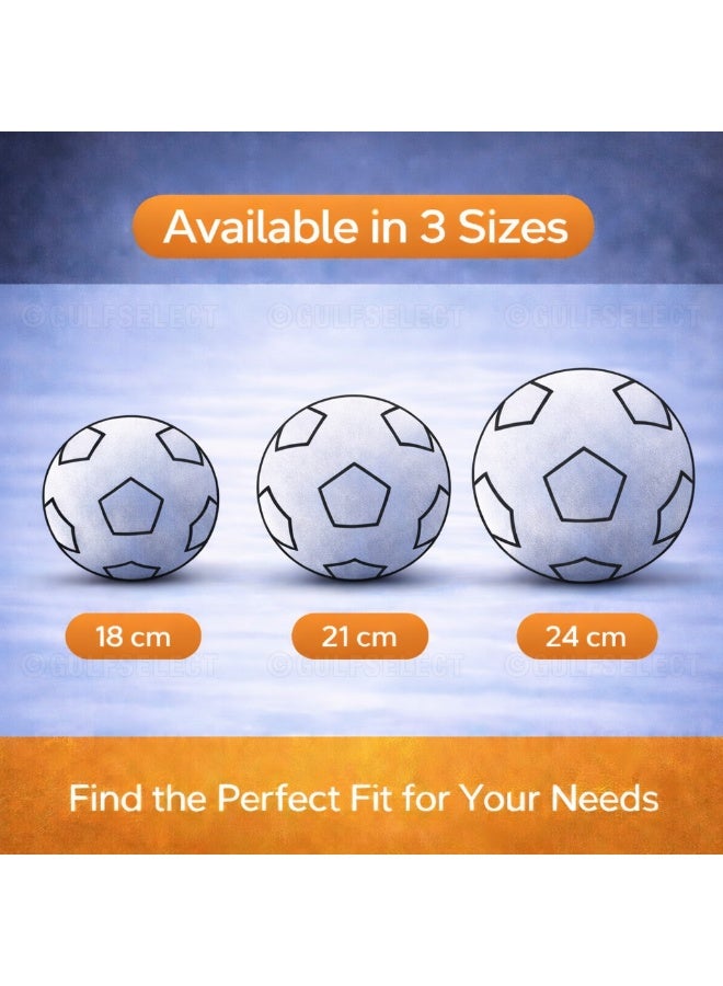 GULFSELECT Soccer Practice Sponge Foam Training Football, Soft Silent Indoor Soccer Ball, Noiseless Bounce, Non Marking TPU Material, Indoor Practice Ball - Image 3