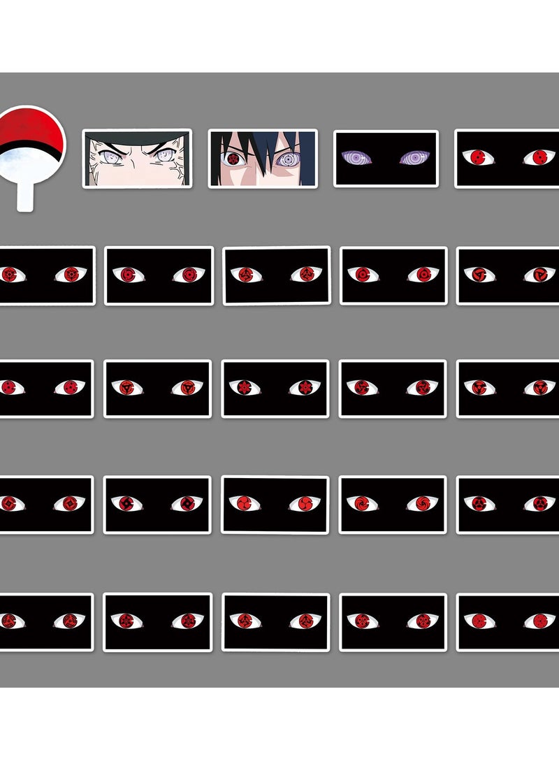 Generic - 50-Pcs Naruto Sharingan Anime Stickers Doodle Stickers Cool Waterproof Vinyl Stickers - Image 1