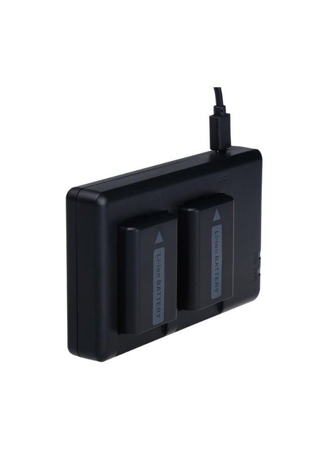 Fb - NP-FW50 Camera Battery Charger for Sony a6000, a5100, a6300, a7M2, a7R2, a7S2 - Dual Charger - Image 1