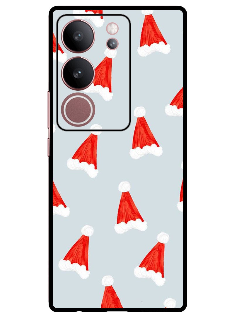 Theodor Protective Case Anti Scratch Shock Proof Bumper Cover For Vivo V29 - V29 Pro Christmas Caps - Image 1