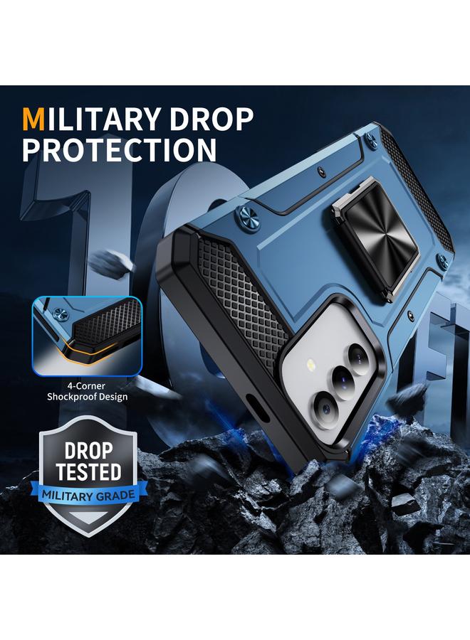 اس-توب جراب هاتف Samsung Galaxy A04s، جراب معدني مقاوم للصدمات مع حامل - Image 2