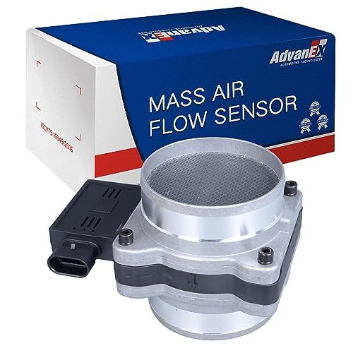AdvanEX 25180303 Mass Air Flow Sensor Meter Maf Compatible with Buick Chevrolet GMC Cadillac Pontiac Oldsmobile Isuzu Replace 25008302 25008207 25008309 - Image 1