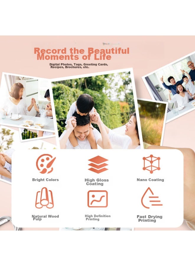 Huiwei A4 260g Fine Vellum Rc Photo Paper Professional Photo Paper For Photo Printers, Photo Printing Paper, Photo Paper For Photo Studios, 20 Sheets/box - Image 3