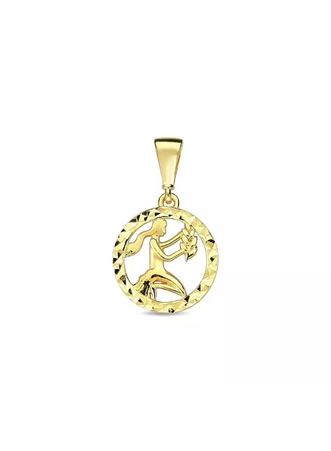 Ruby Art Gold 18K Pure Gold Pendant for Women Virgo sign - 1.29 Gram - Image 1