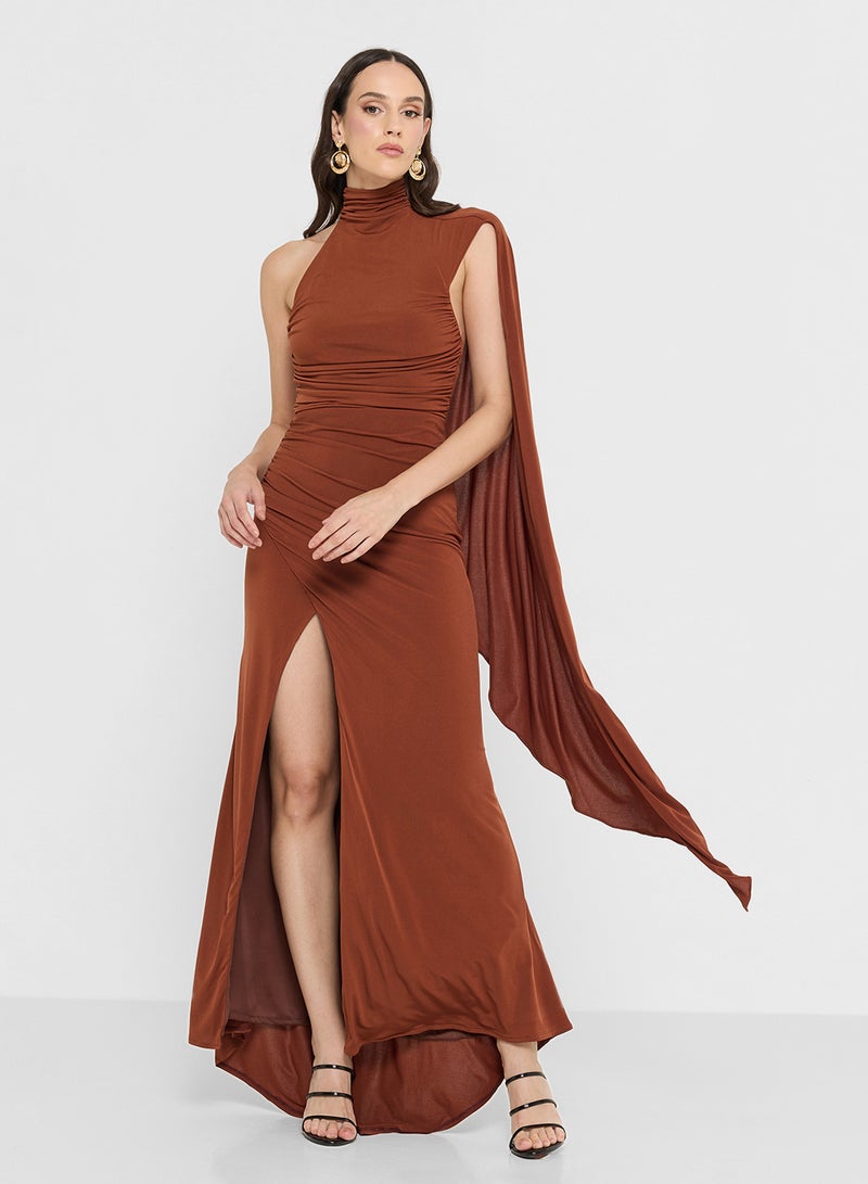 TFNC Maxi Side Slit Dress - Image 1