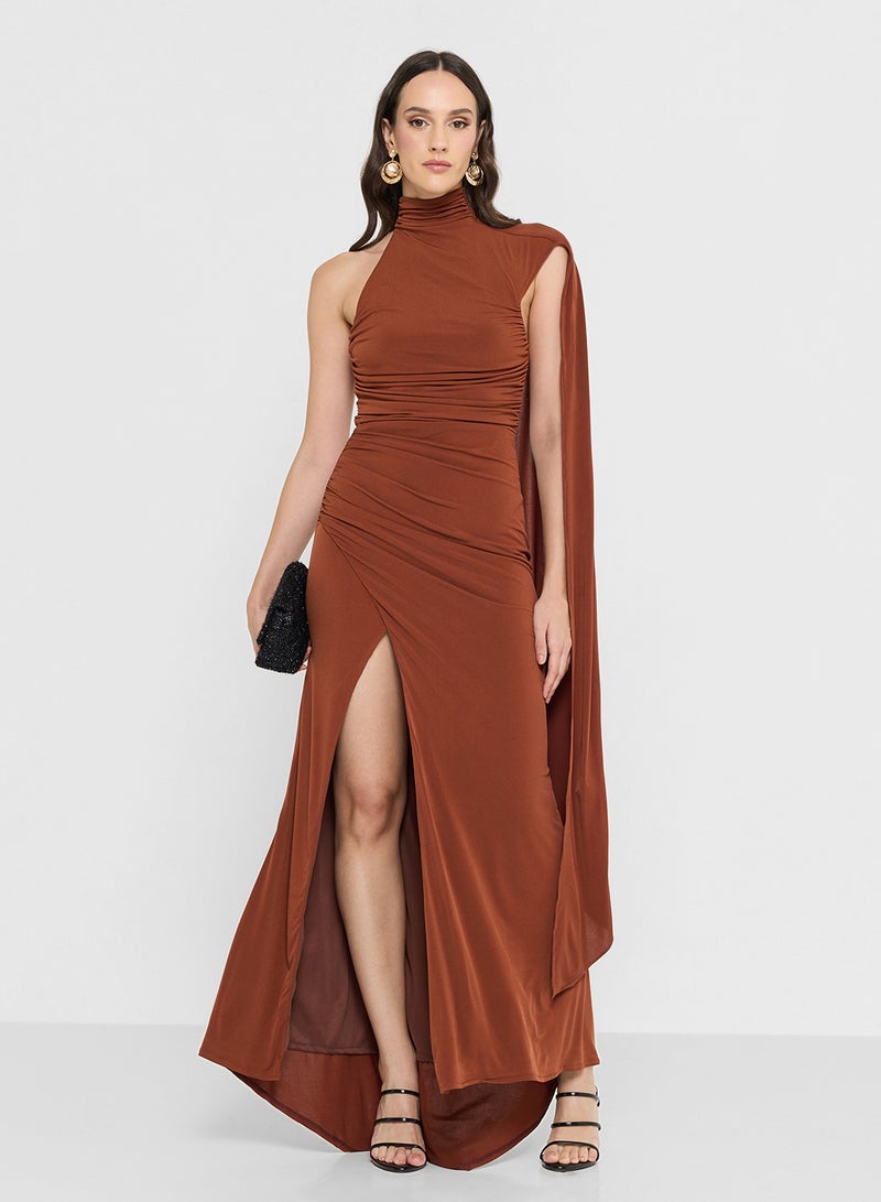 TFNC Maxi Side Slit Dress - Image 5