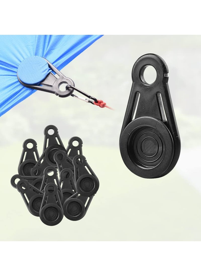 SYOSI SYOSI 20 Pcs Shade Cloth Plastic Clips, Shade Cloth Fix Clamp Plastic Clamp for Fix Tarp Fence Sun Shade Net, Anti Bird Net Garden Net  - Image 1