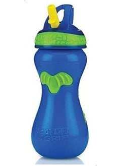 Nuby Nuby Gator Grip ID1275 Child's Sports Bottle with Built-In Drinking Straw 450 ml  - Image 2