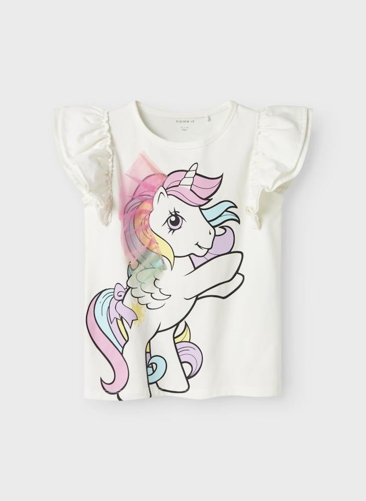 نيم ات - Kids Unicorn Crew Neck T-Shirt - Image 1