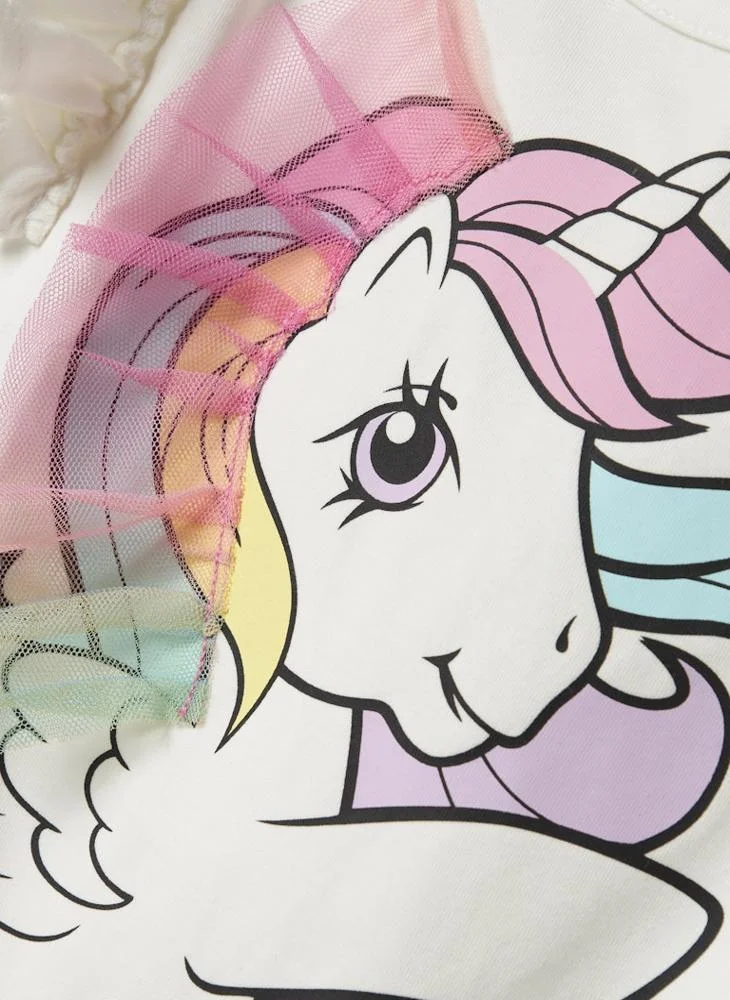 NAME IT Kids Unicorn Crew Neck T-Shirt