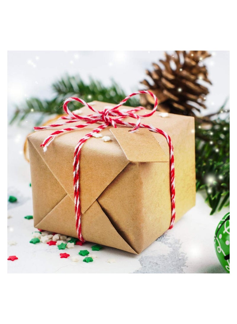 2 Rolls Colored Cotton Rope 200m 2MM Solid Wrapping T Durable Butchers String for Gift Meat Crafts Garden Wedding Decoration Packaging Thread - Image 2