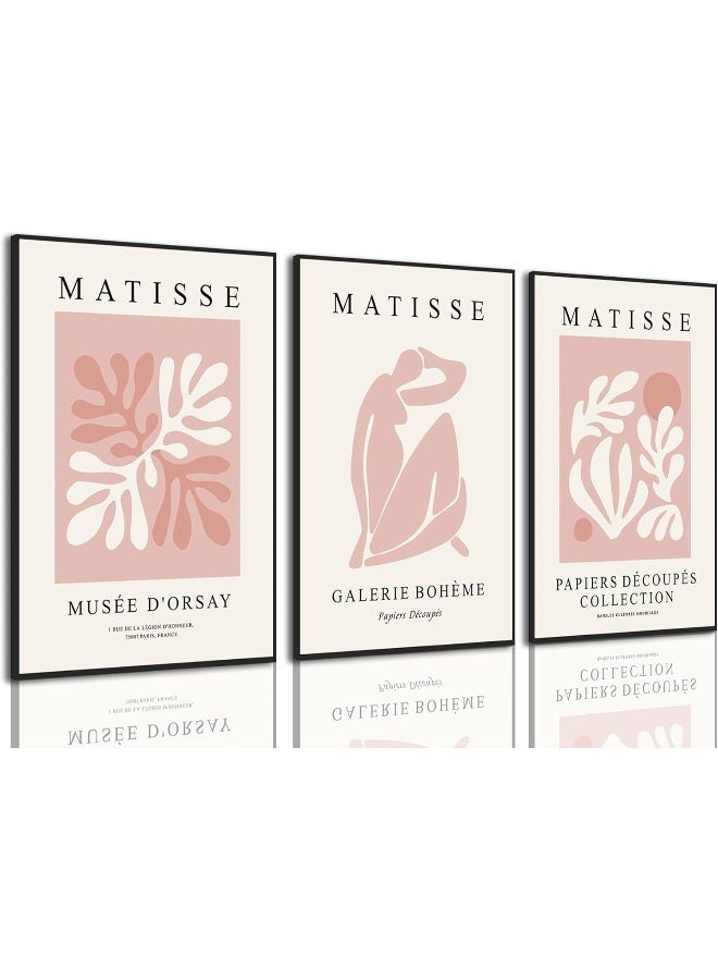 Djmwtb Matisse Abstract Wall Art Set - Pink Posters - Image 1