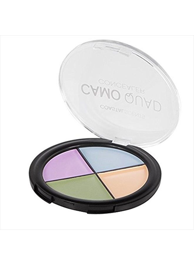 COASTAL SCENTS Camo Quad Concealer Compact, Color Corrector