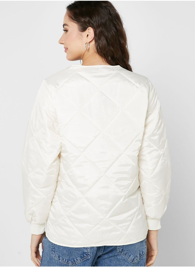 Ginger - Diamond Quilted Jacket - Image 1